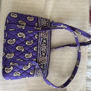 Vera Bradley Purple Quilted Paisley Women's Bag